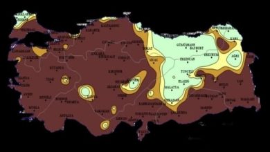 Photo of Korkutan harita yayınlandı