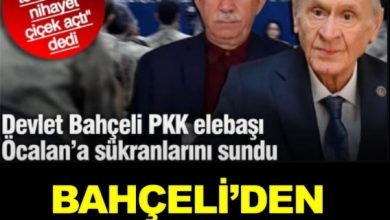 Photo of Bahçeli’den Skandal Açıklama